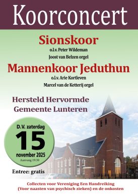 Koorzangavond Lunteren