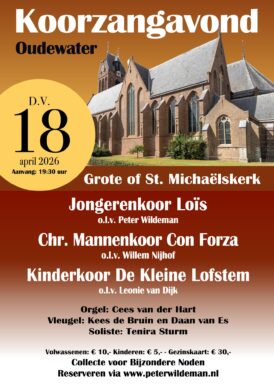 Koorzangavond Oudewater D.V. 18 april 2026