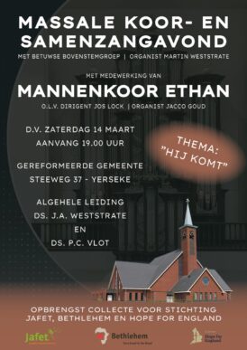 Massale koor- en samenzangavond in Yerseke