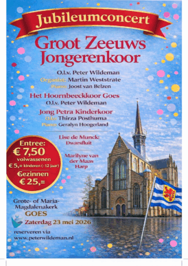 Jubileumconcert Groot Zeeuws Jongerenkoor