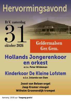 Hervormingsavond Geldermalsen